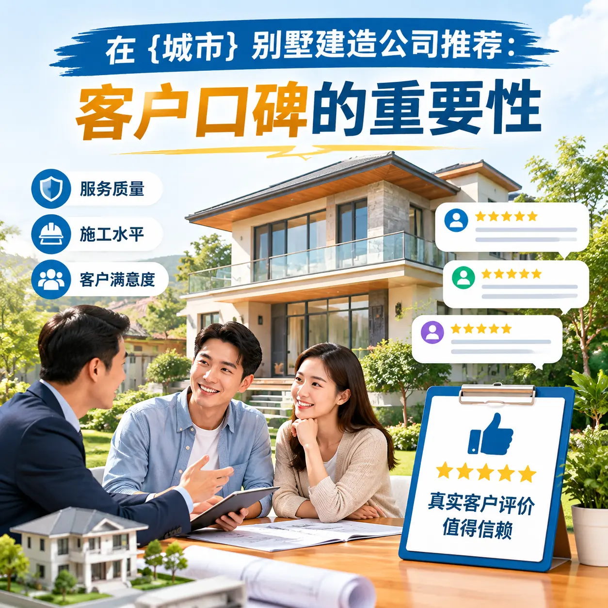在 松桃 别墅建造公司推荐：客户口碑的重要性