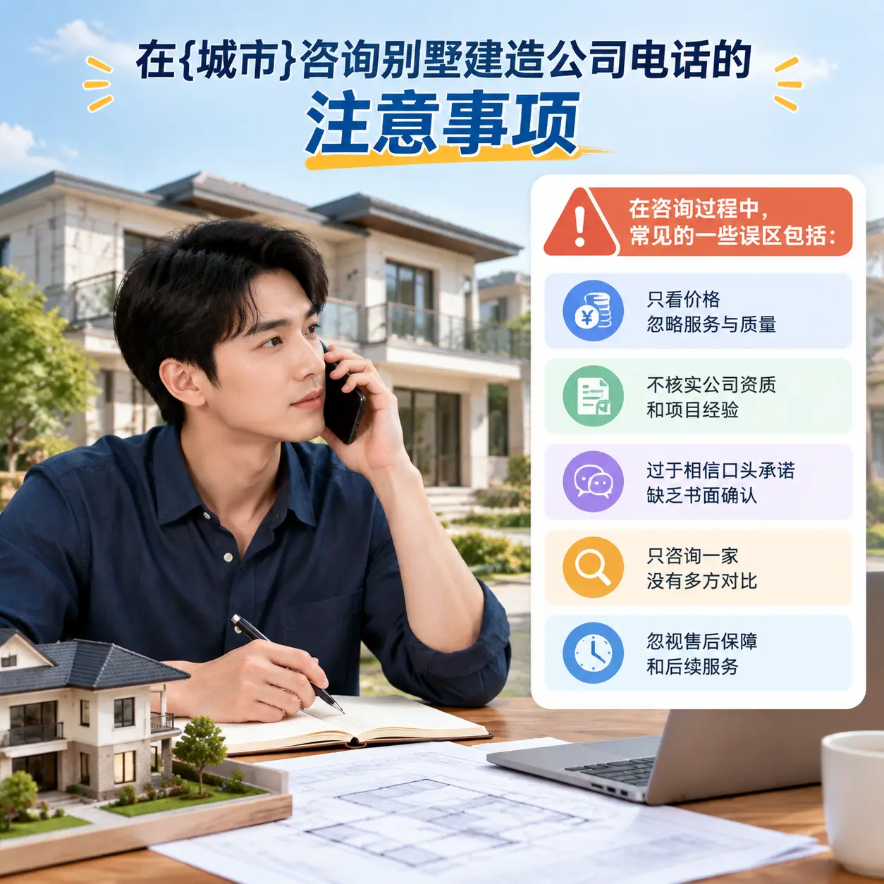 在松桃咨询别墅建造公司电话的注意事项