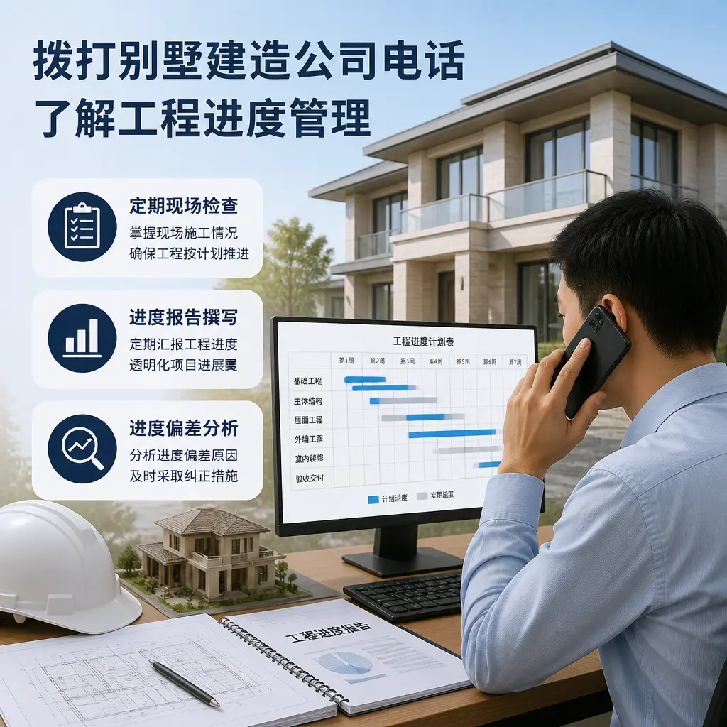 拨打松桃别墅建造公司电话,了解工程进度管理