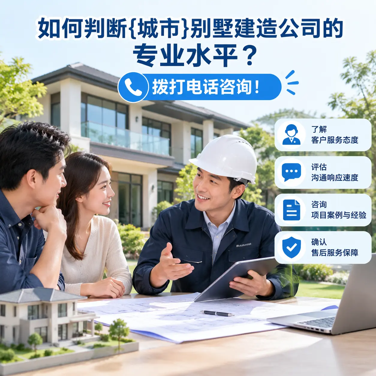 如何判断松桃别墅建造公司的专业水平？拨打电话咨询！